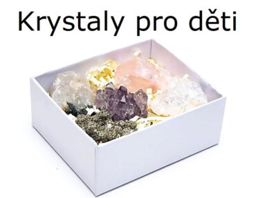 Darčeková krabička s 5 kryštálmi