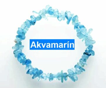 Akvamarín - náramok