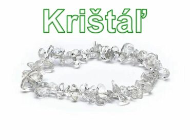 Krištáľ - náramok minerál význam