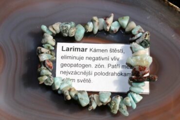 Náramok larimar minerál kryštáľ