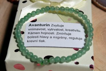 Avanturín zelený dámske náramky z minerálov a kameňov