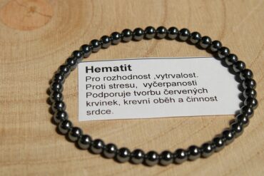 Hematit dámske náramky z minerálov a kameňov