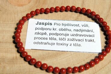 Jaspis červený dámske náramky z minerálov a kameňov