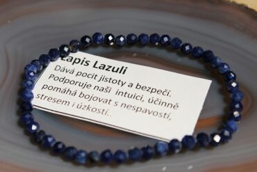 Lapis 4mm dámske náramky z minerálov a kameňov