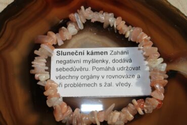 Náramok slnečný kamen kryštal minerál