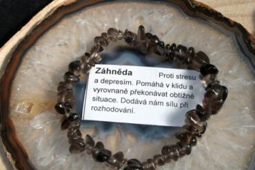 Náramok záhneda kryštal
