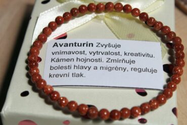 Avanturín Damske náramky z minerálov kameňov