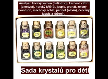 Sady krystalov kamenov pro deti